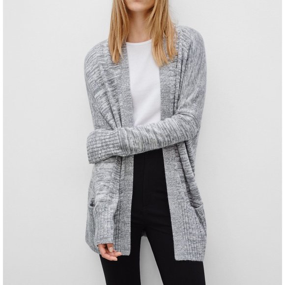 Aritzia Sweaters - Aritzia Talula Lenox Gray Cardigan Sweater XXS